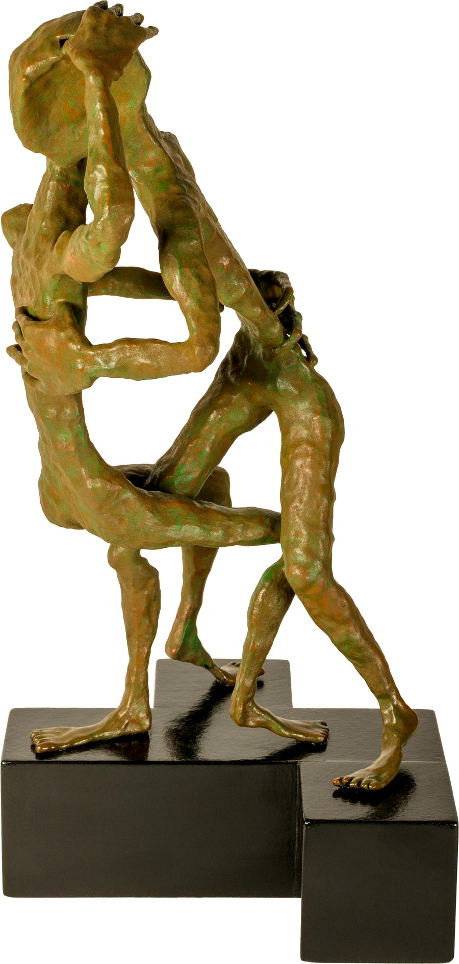 Dialog - Hartkeramik, Bronzebschichtung, Tempera, Farbpigmente - 2026