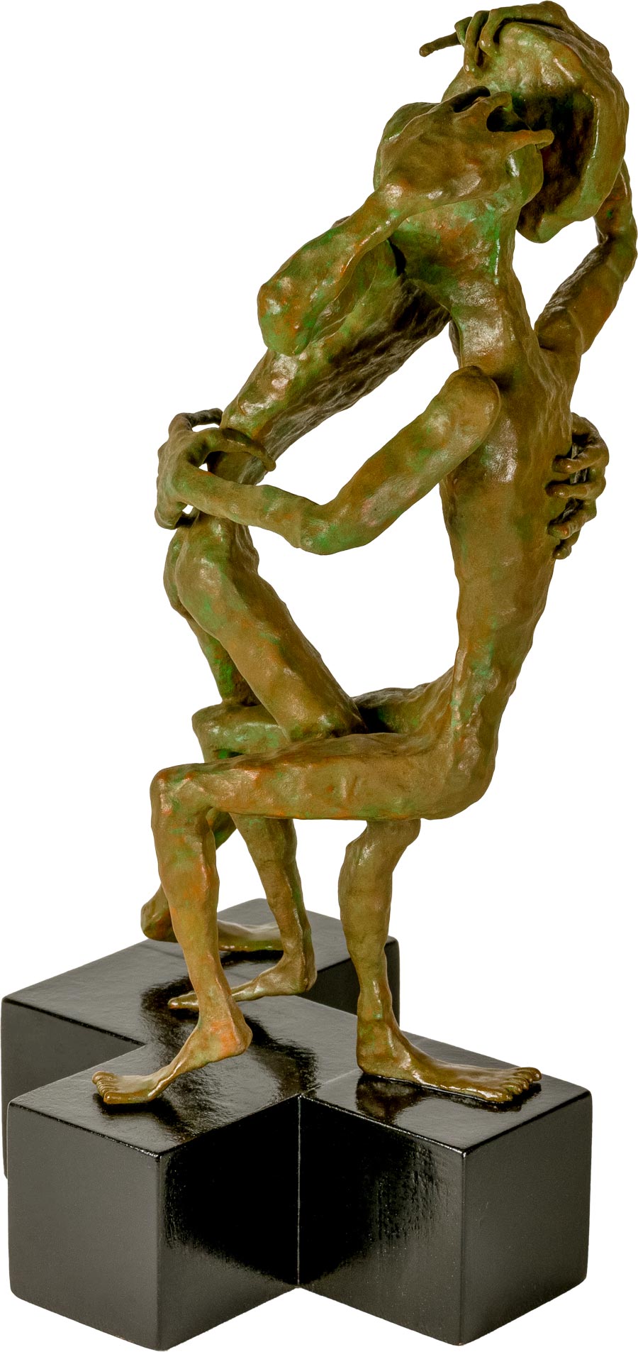 Dialog - Hartkeramik, Bronzebschichtung, Tempera, Farbpigmente - 2026