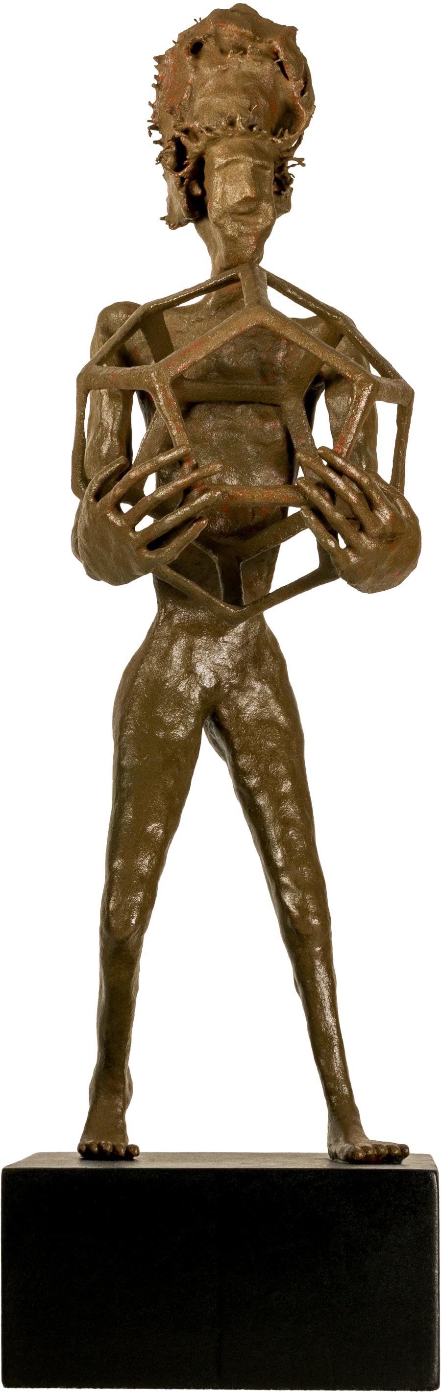 Objekt - Hartkeramik, Bronzebeschichtung, Tempera, Farbpigmente - 2026 Objekt - Hartkeramik, Bronzebeschichtung, Tempera, Farbpigmente - 2026