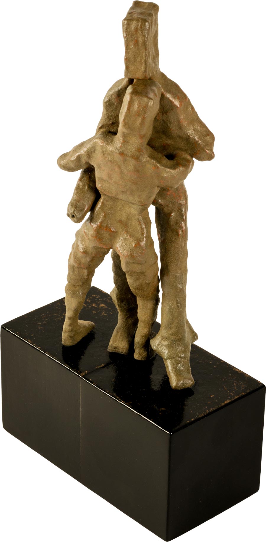 Objekt - Hartkeramik, Bronzebeschichtung, Tempera, Farbpigmente Objekt - Hartkeramik, Bronzebeschichtung, Tempera, Farbpigmente