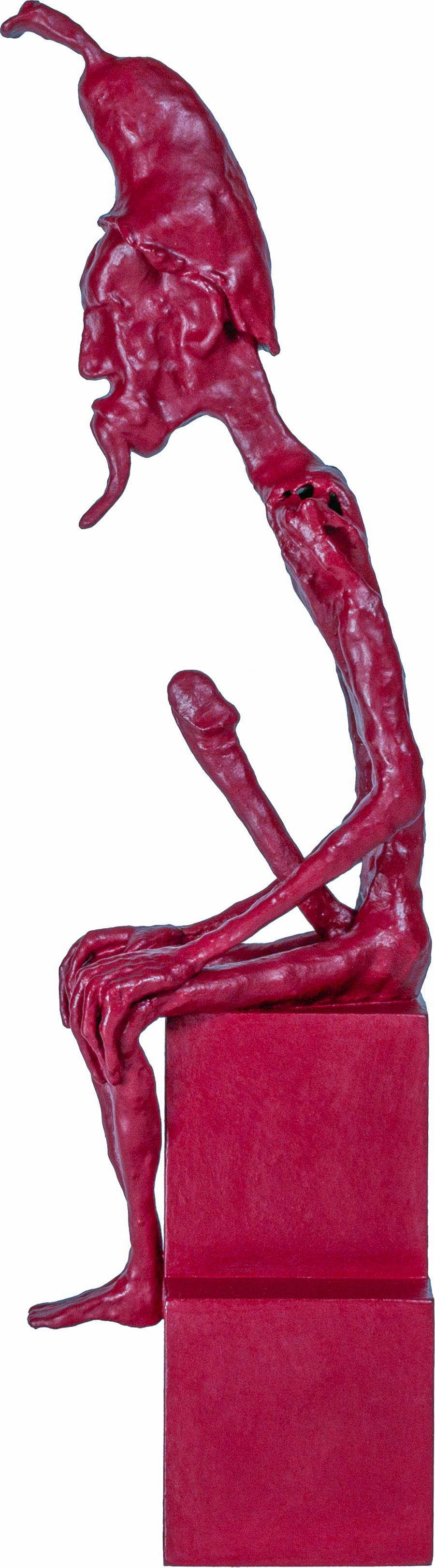 warten auf maria - Hartkeramik, Tempera, Farbpigmente - 2026