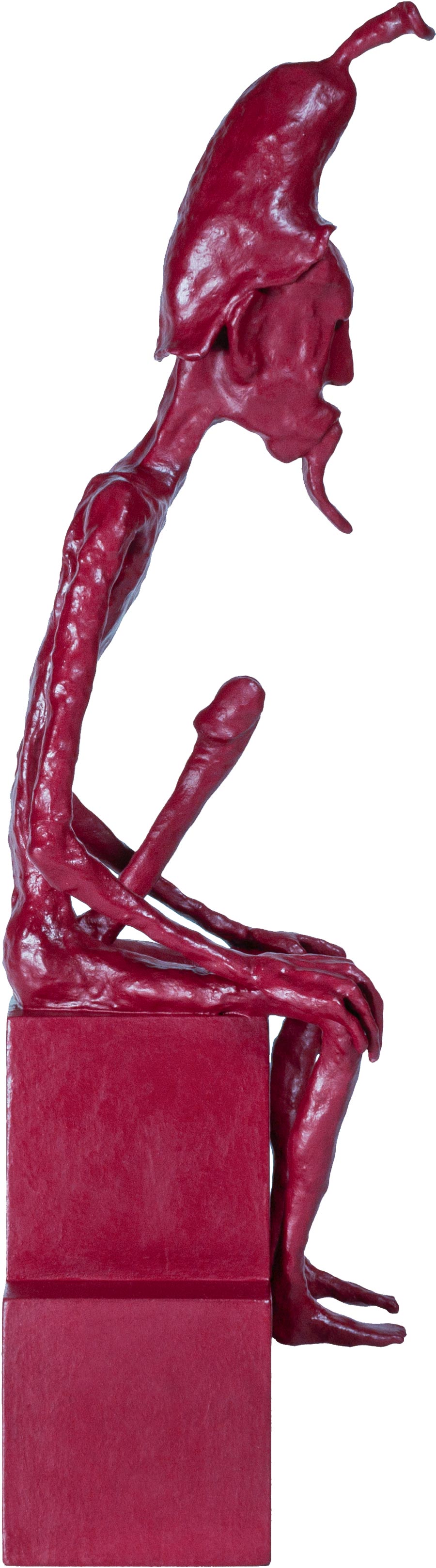 warten auf maria - Hartkeramik, Tempera, Farbpigmente - 2026